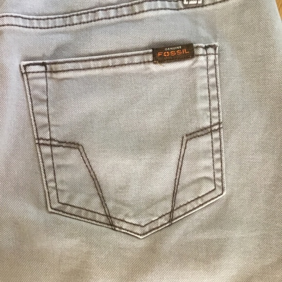 Fossil Denim Mini Pencil Skirt Size 29 - Picture 3 of 4